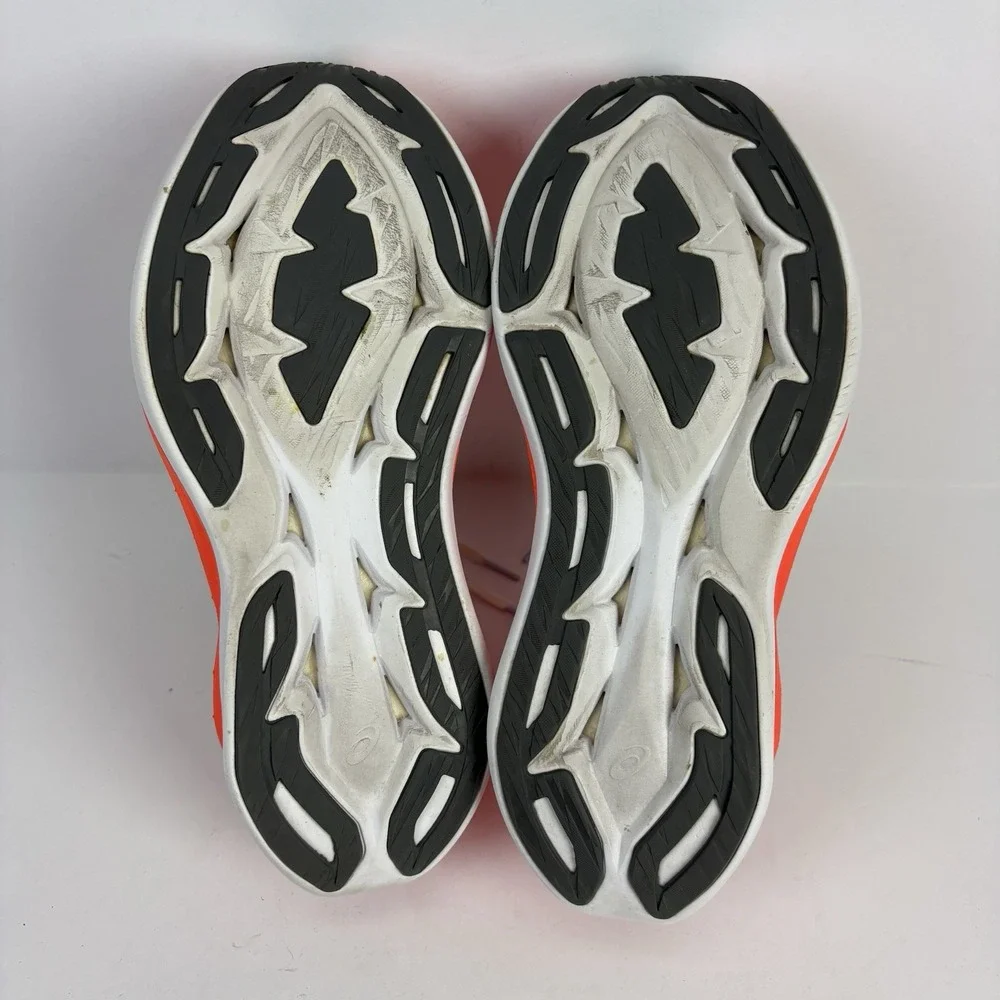 ASICS Superblast White Sunrise Red Mens Size 9 1013A143